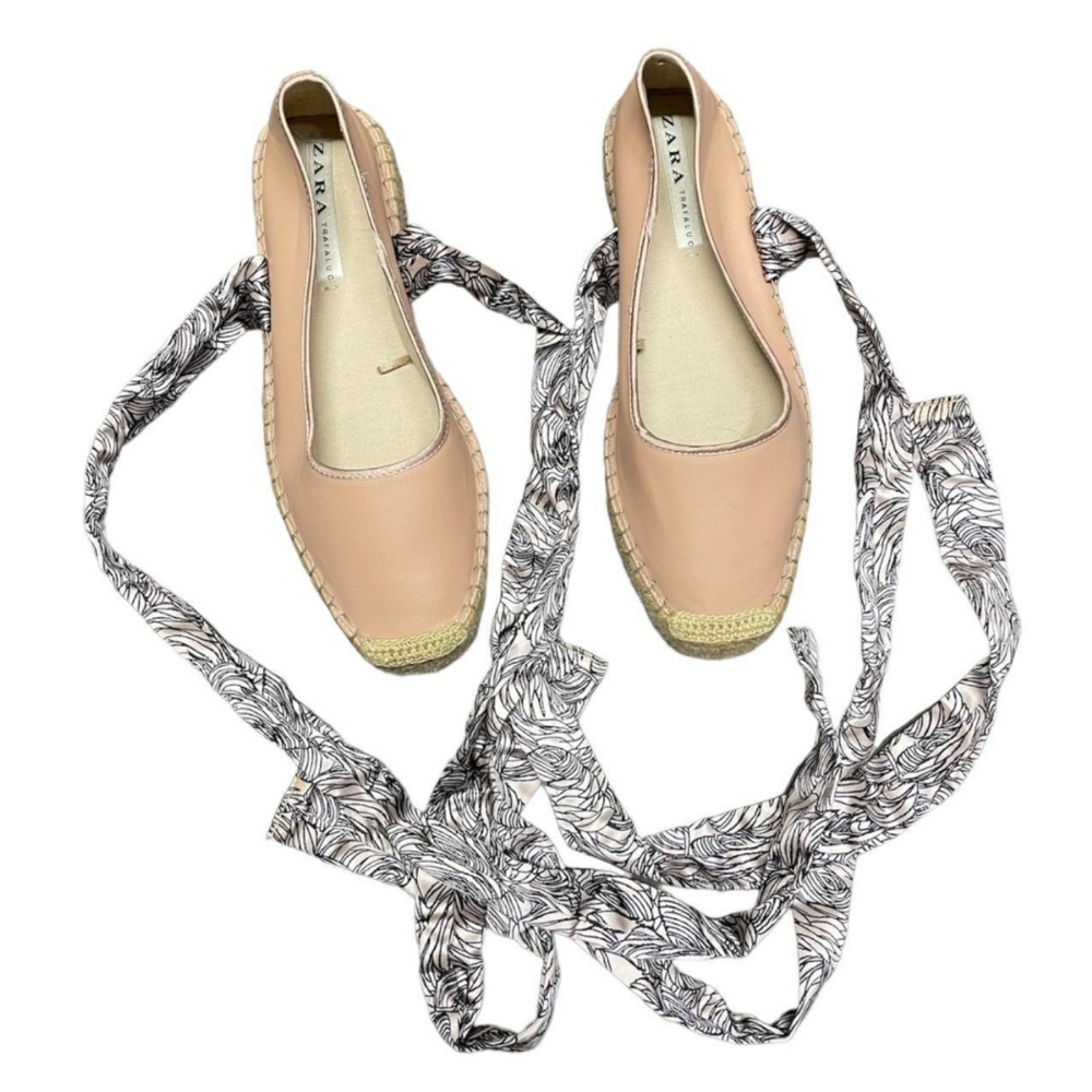 Zara nude spadrilles